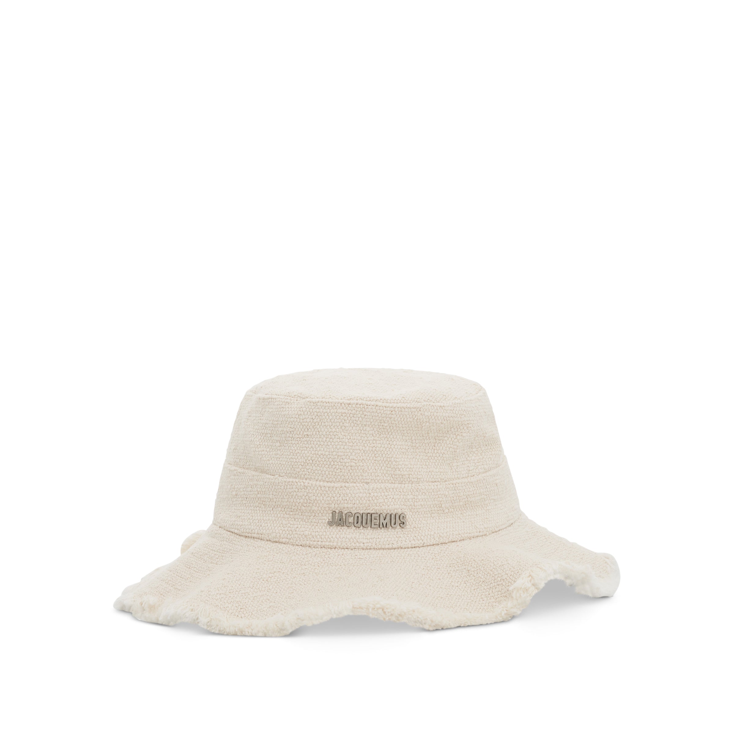 Artichaut Frayed Hat in Off White