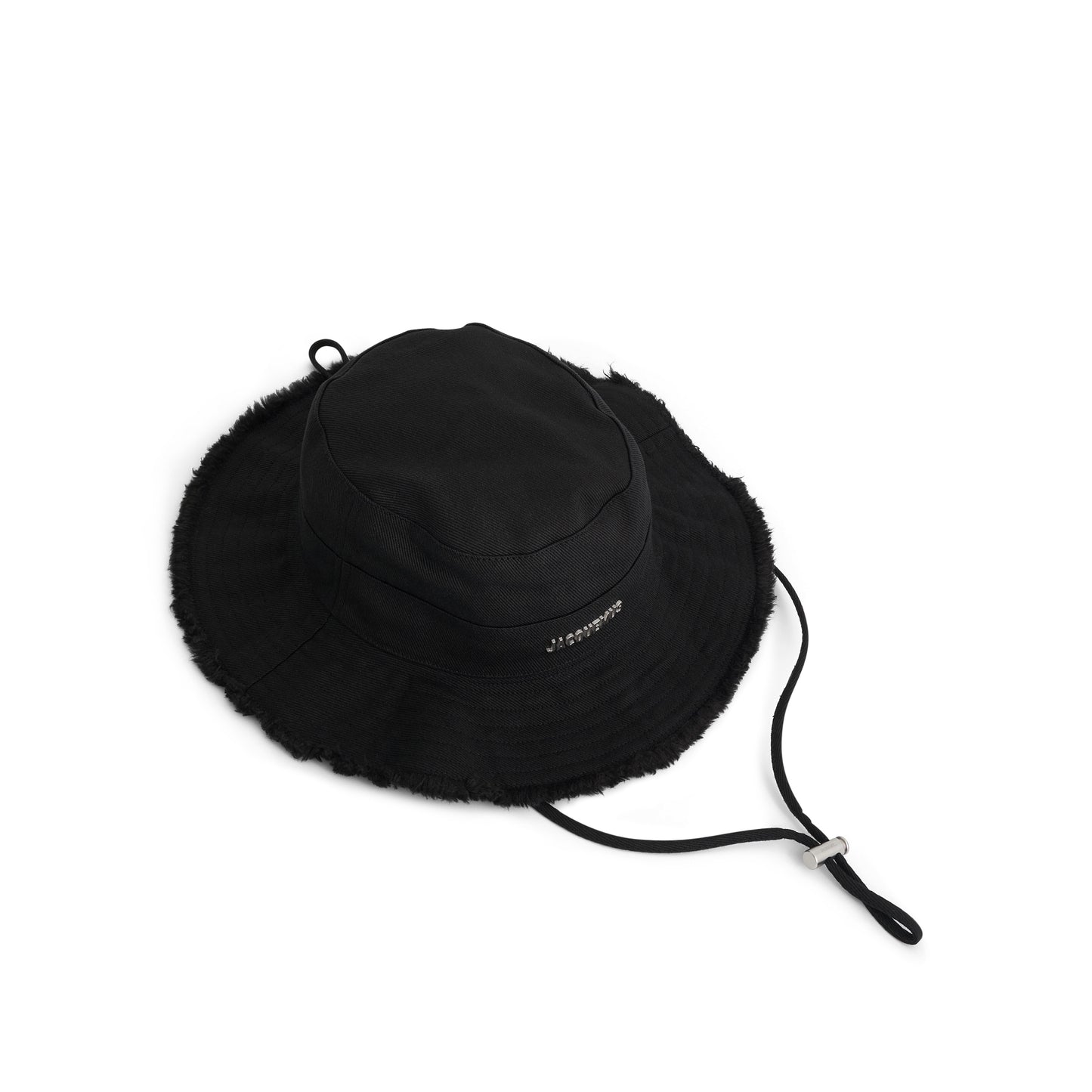 Artichaut Frayed Expedition Hat in Black