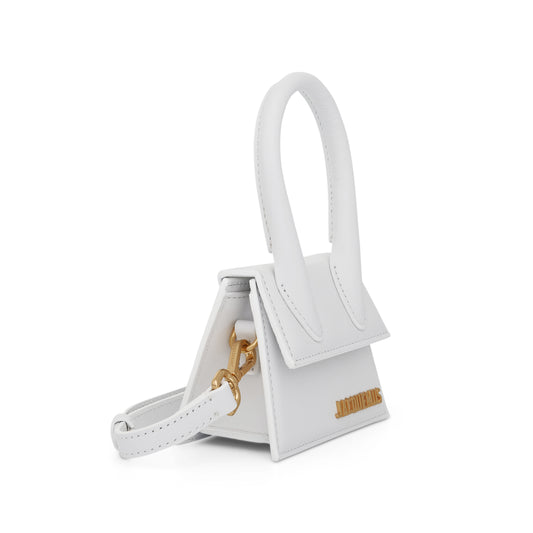 Le Chiquito Mini Leather Bag in White