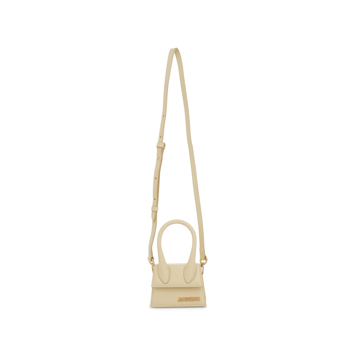 Le Chiquito Mini Leather Bag in Ivory