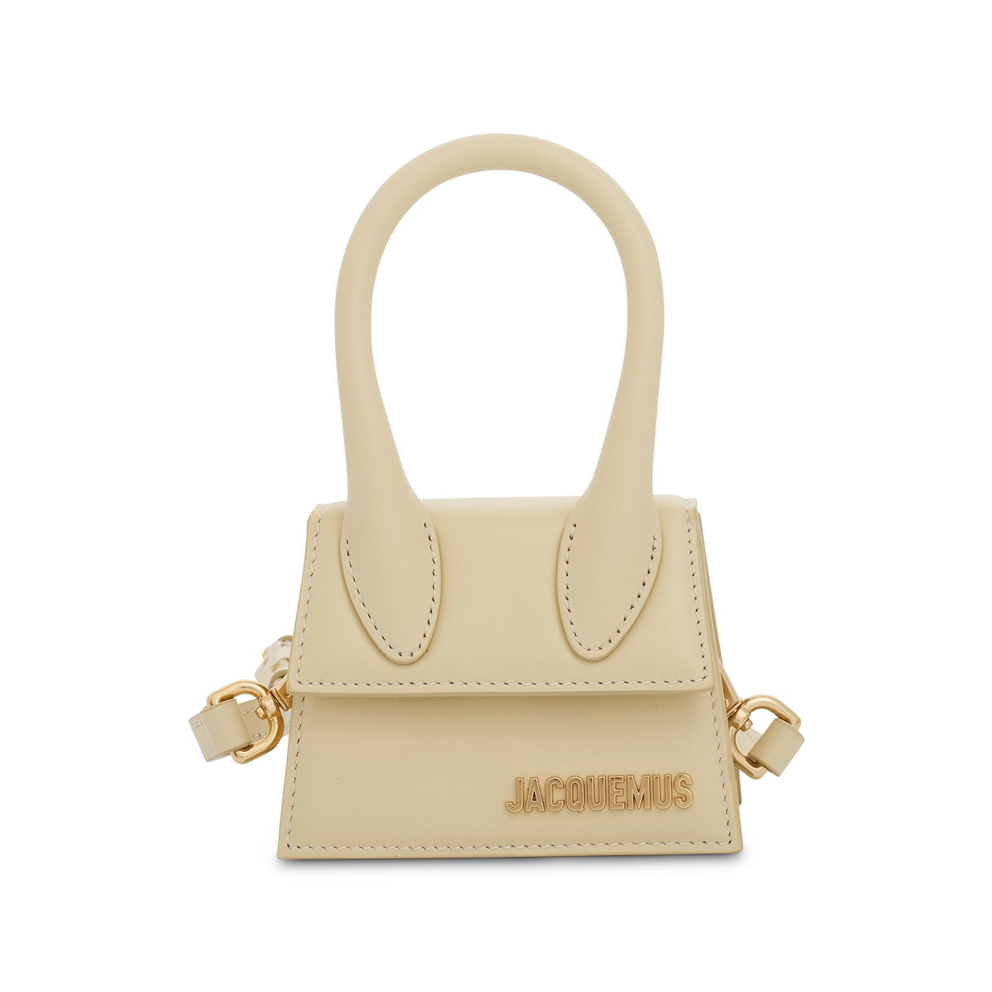 Le Chiquito Mini Leather Bag in Ivory