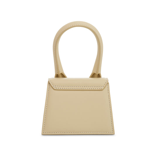 Le Chiquito Mini Leather Bag in Ivory