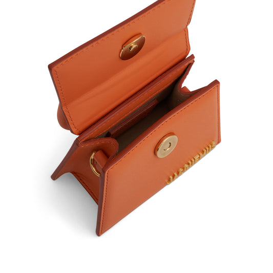 Le Chiquito Mini Leather Bag in Orange