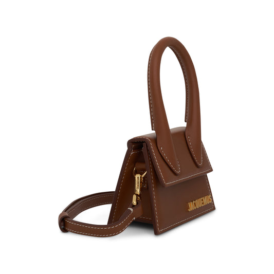 Le Chiquito Mini Leather Bag in Light Brown