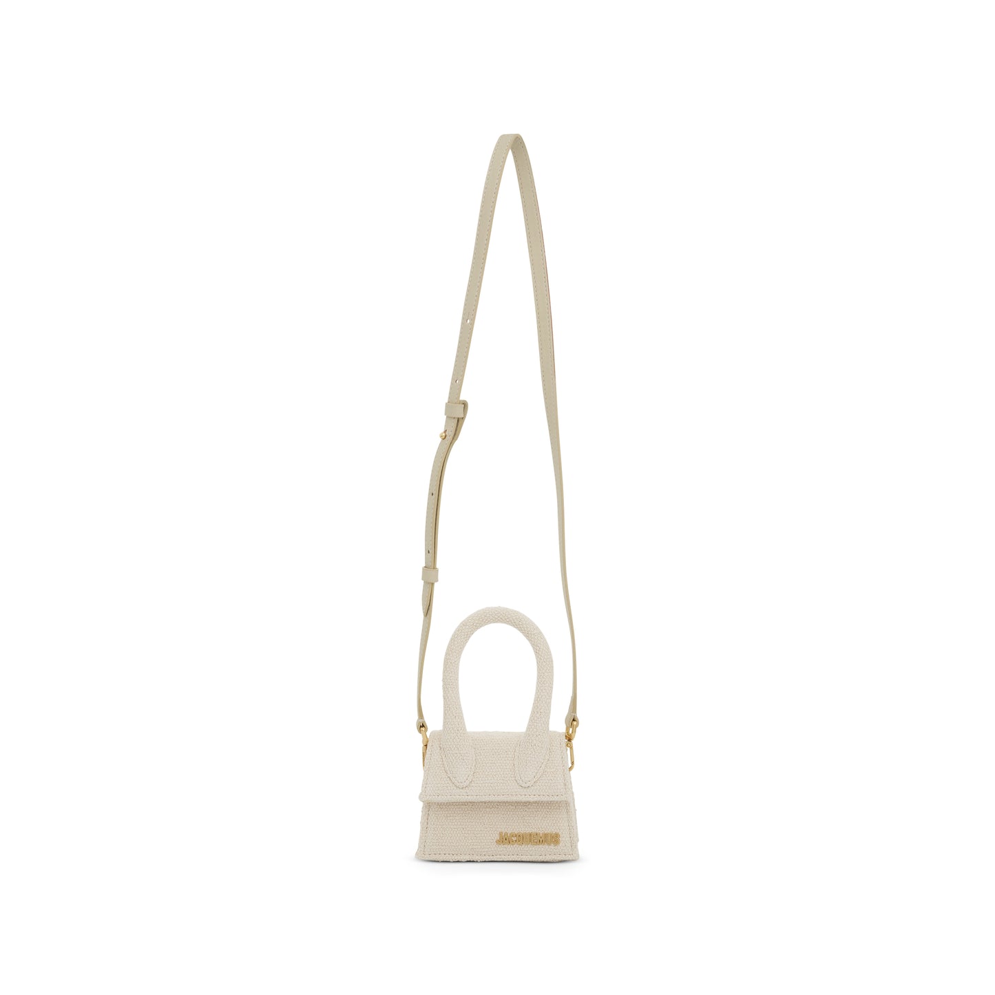 Le Chiquito Mini Canvas Bag in Off-White