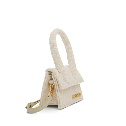 Le Chiquito Mini Canvas Bag in Off-White