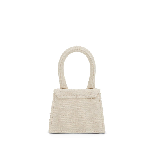 Le Chiquito Mini Canvas Bag in Off-White