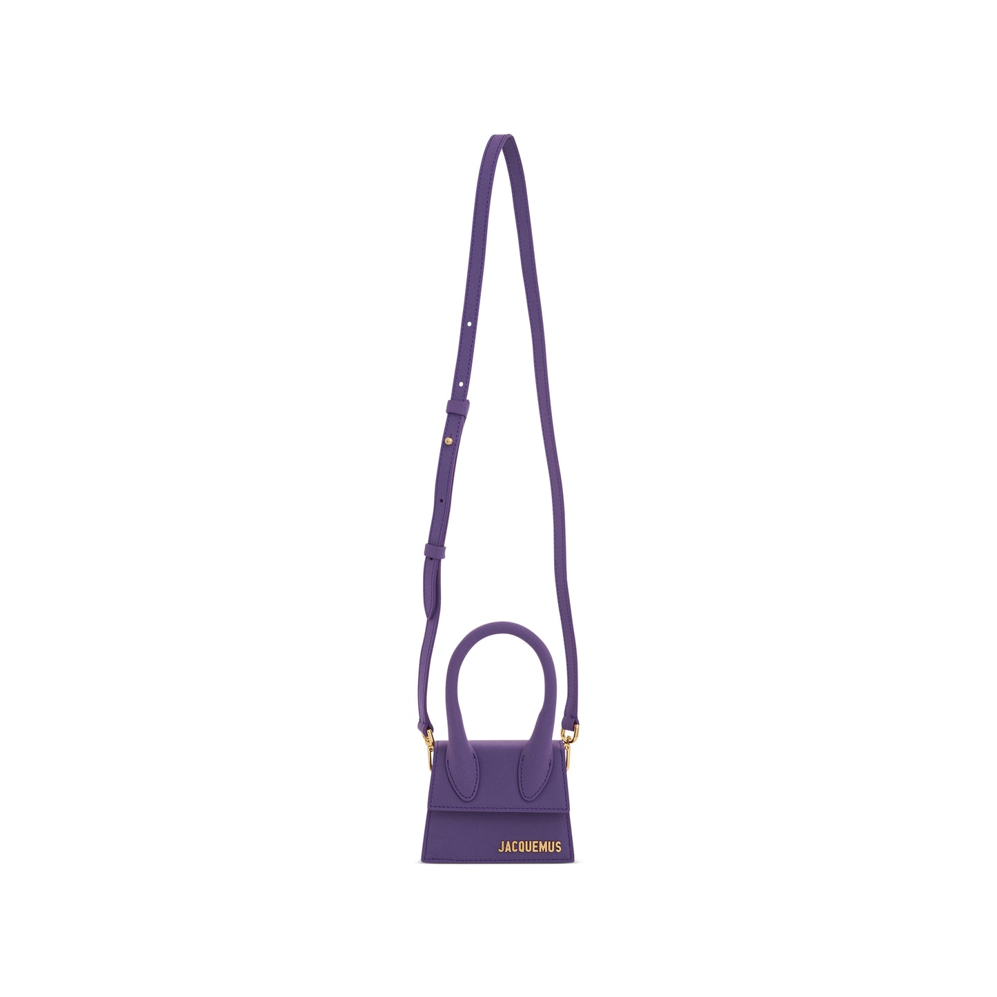 Le Chiquito Mini Leather Bag in Purple