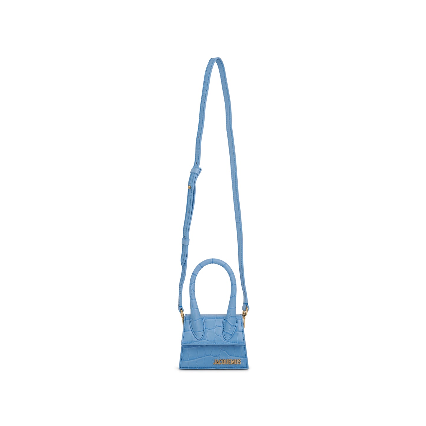 Le Chiquito Mini Leather Bag in Blue