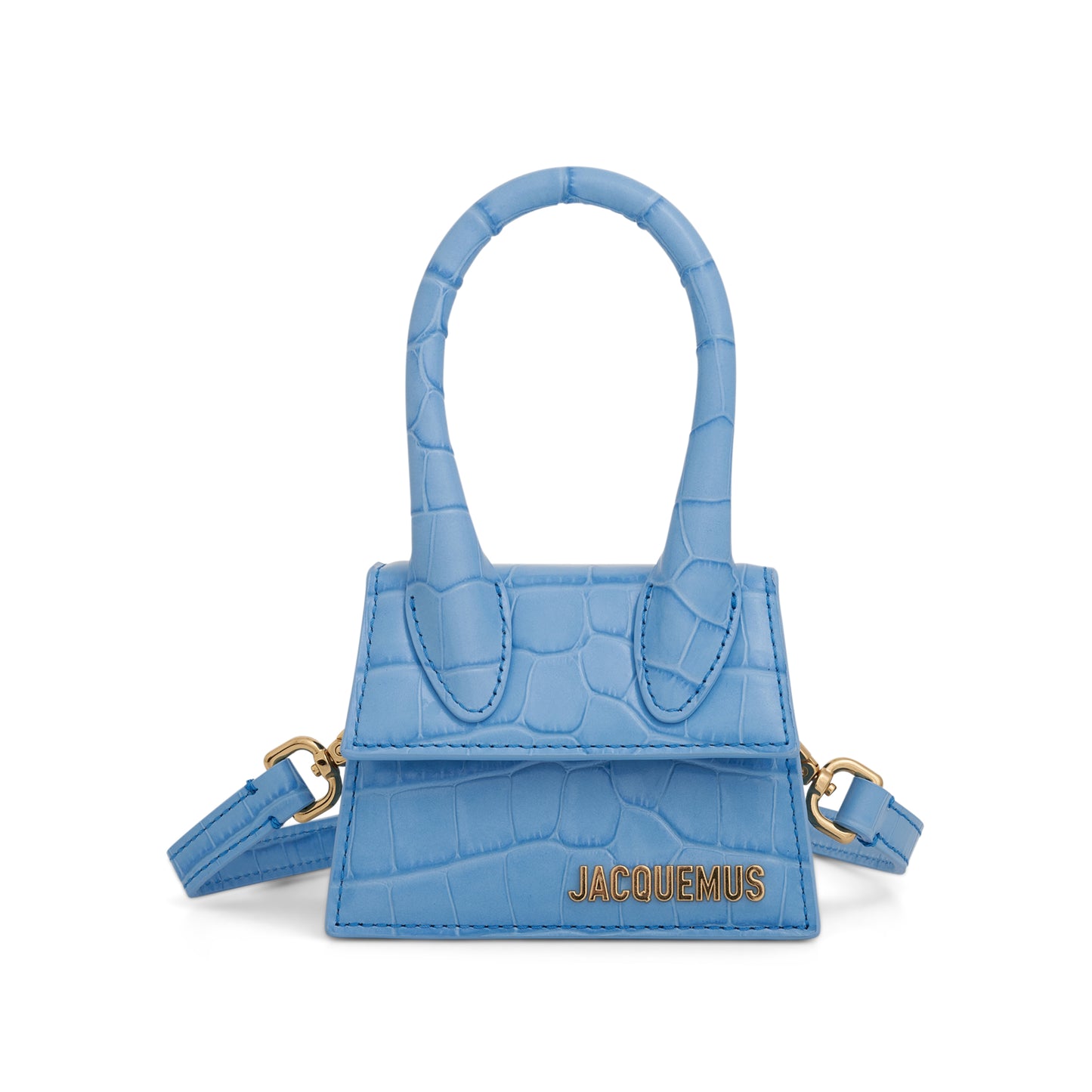 Le Chiquito Mini Leather Bag in Blue