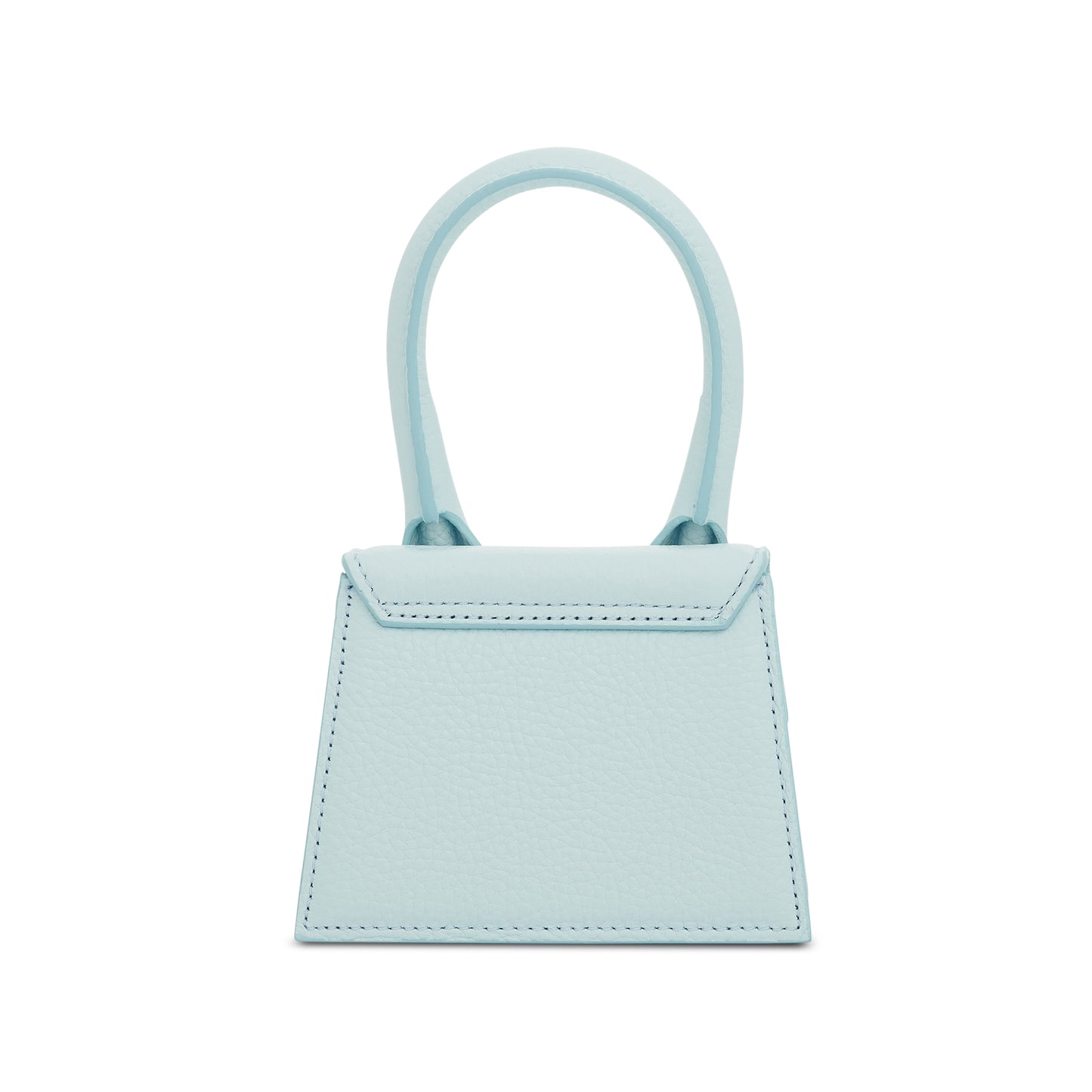 Le Chiquito Mini Grained Leather Bag in Light Blue