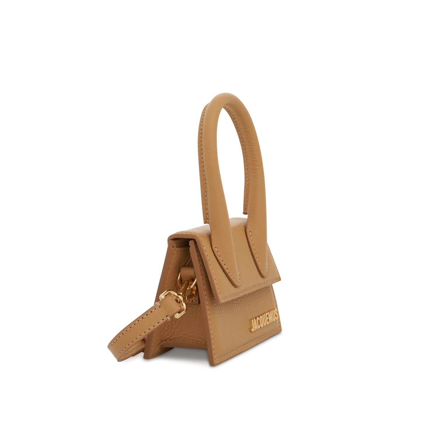 Le Chiquito Mini Grained Leather Bag in Camel