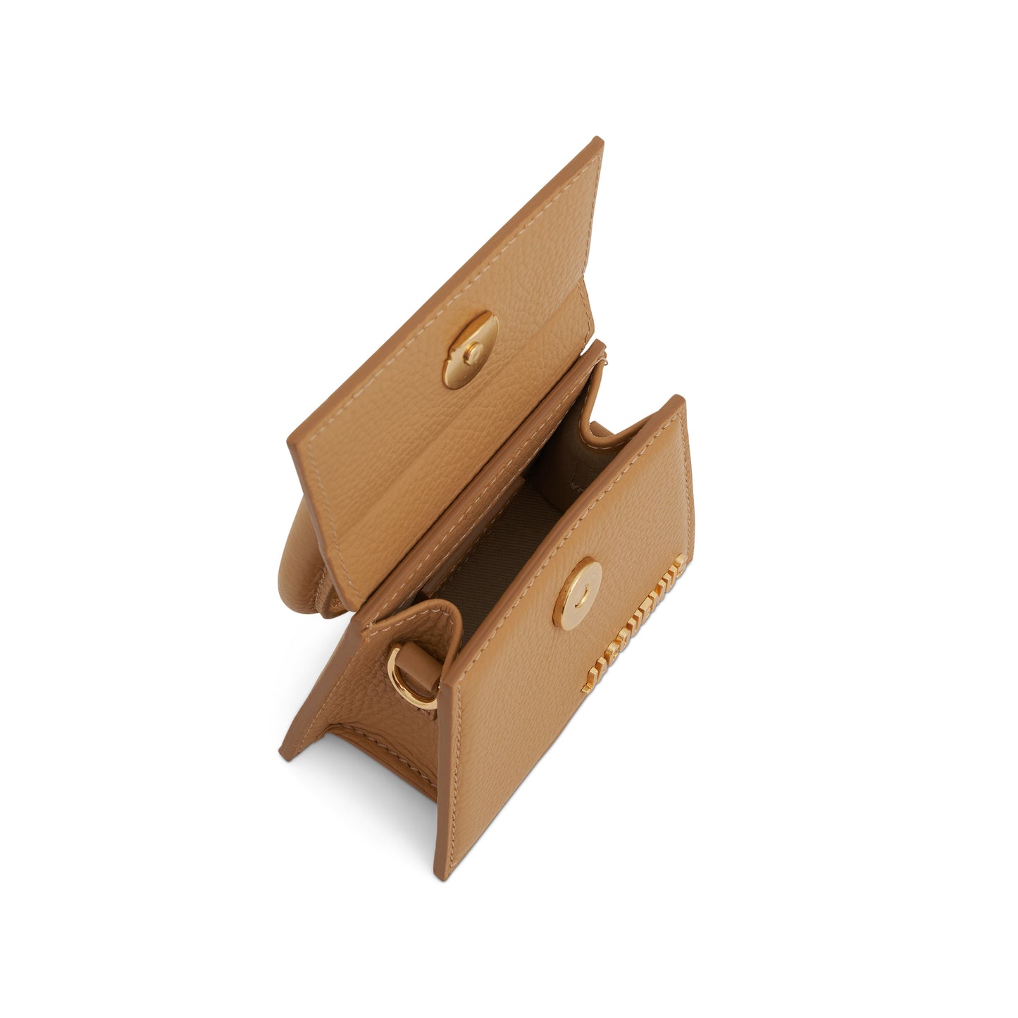 Le Chiquito Mini Grained Leather Bag in Camel