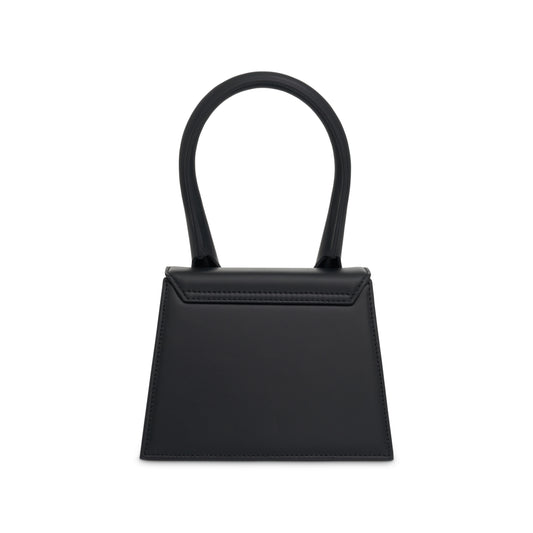 Le Chiquito Moyen Leather Bag in Black