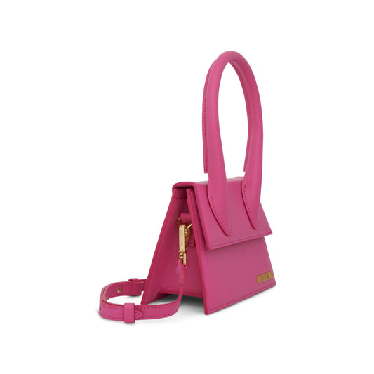 Le Chiquito Moyen Leather Bag in Pink