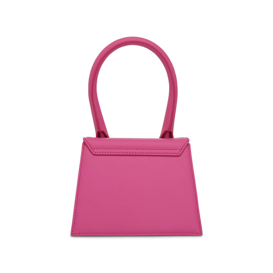 Le Chiquito Moyen Leather Bag in Pink