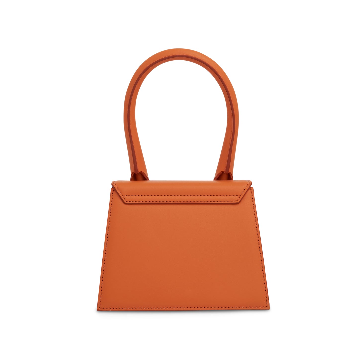 Le Chiquito Moyen Leather Bag in Orange