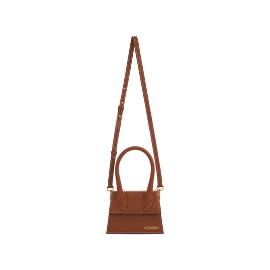 Le Chiquito Moyen Leather Bag in Light Brown