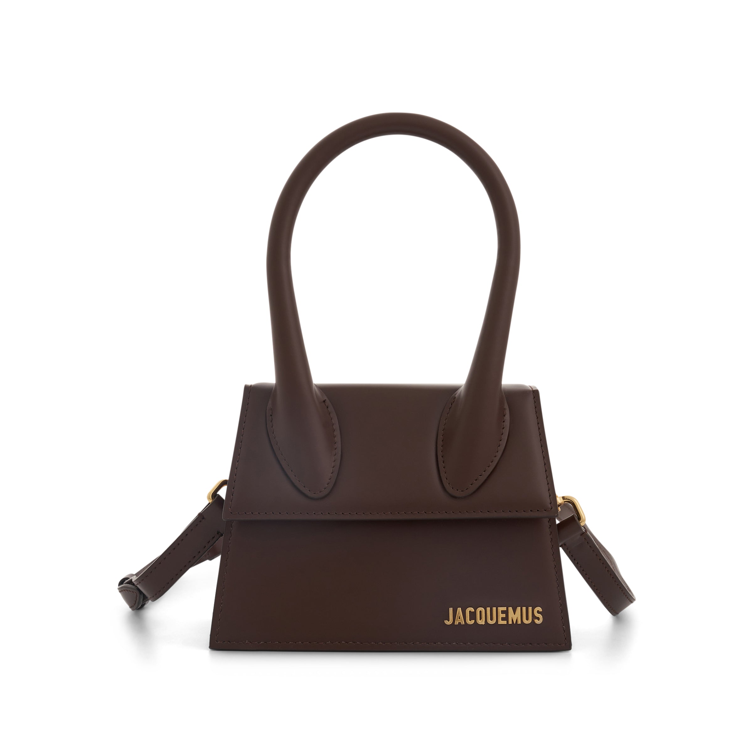 Le Chiquito Moyen Leather Bag in Brown