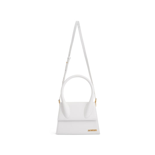 Le Grand Chiquito Leather Bag in White