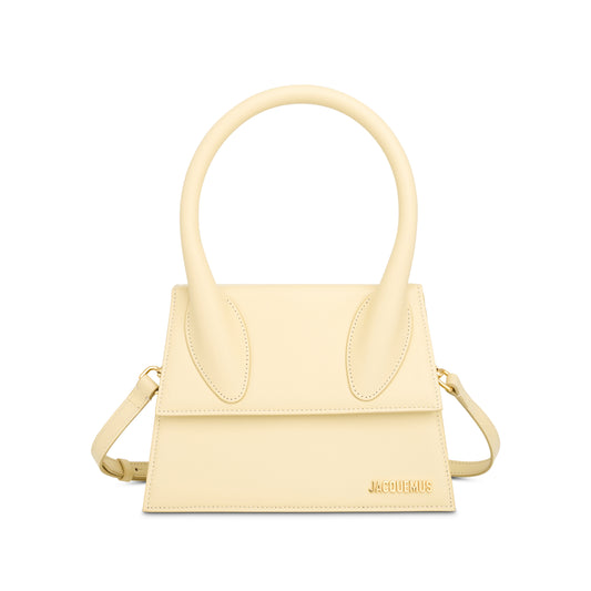 Le Grand Chiquito Leather Bag in Ivory