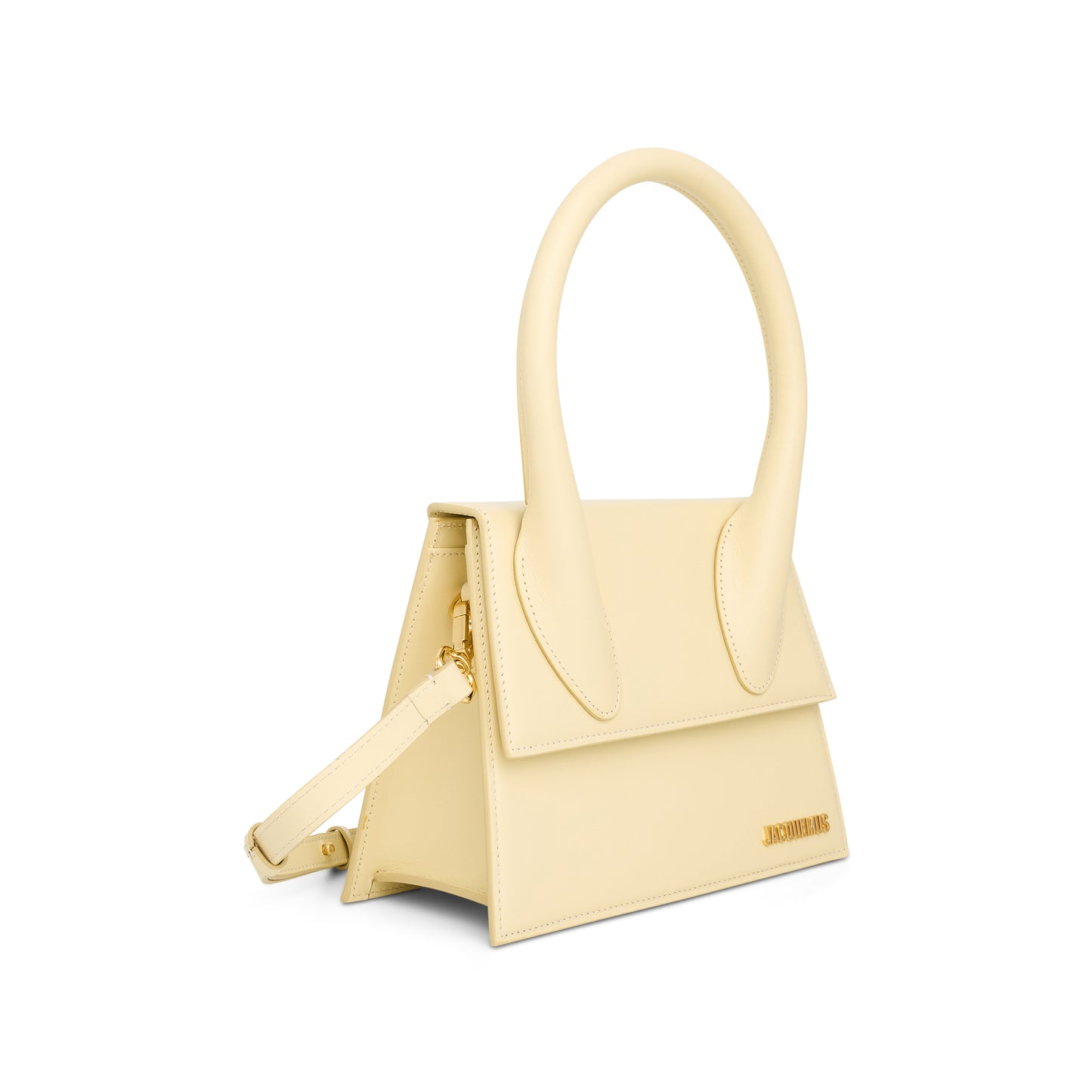 Le Grand Chiquito Leather Bag in Ivory