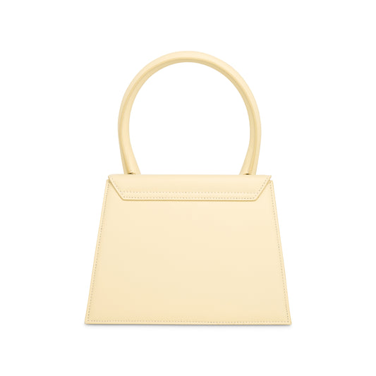 Le Grand Chiquito Leather Bag in Ivory