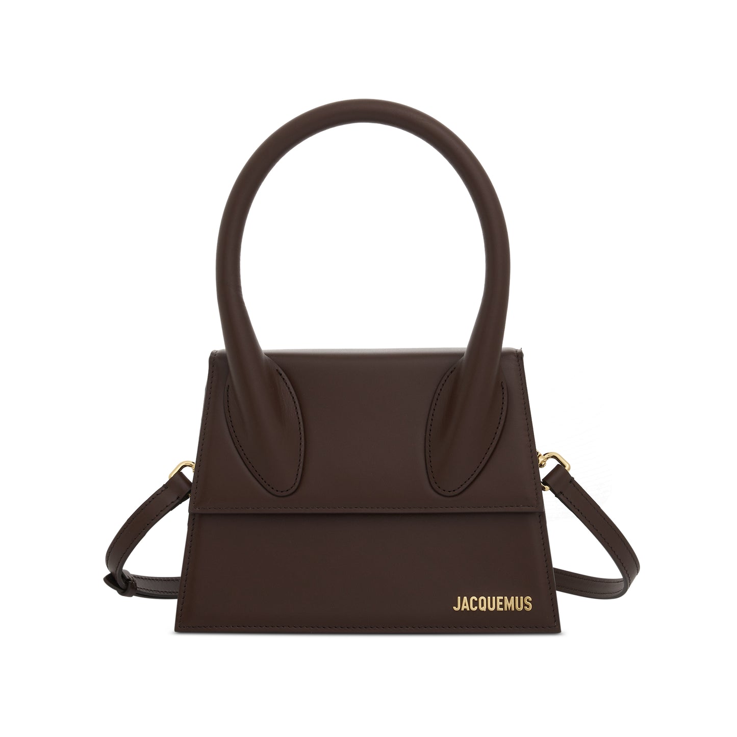 Le Grand Chiquito Leather Bag in Midnight Brown