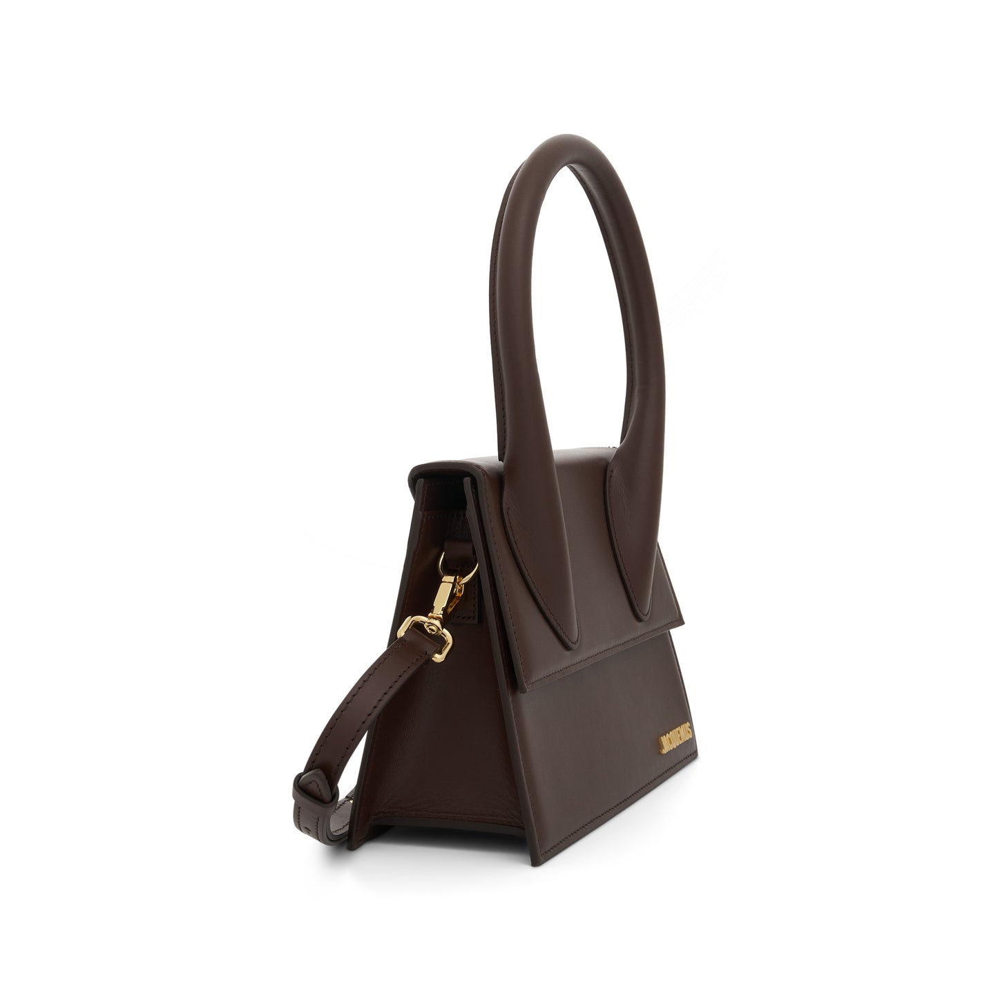 Le Grand Chiquito Leather Bag in Midnight Brown