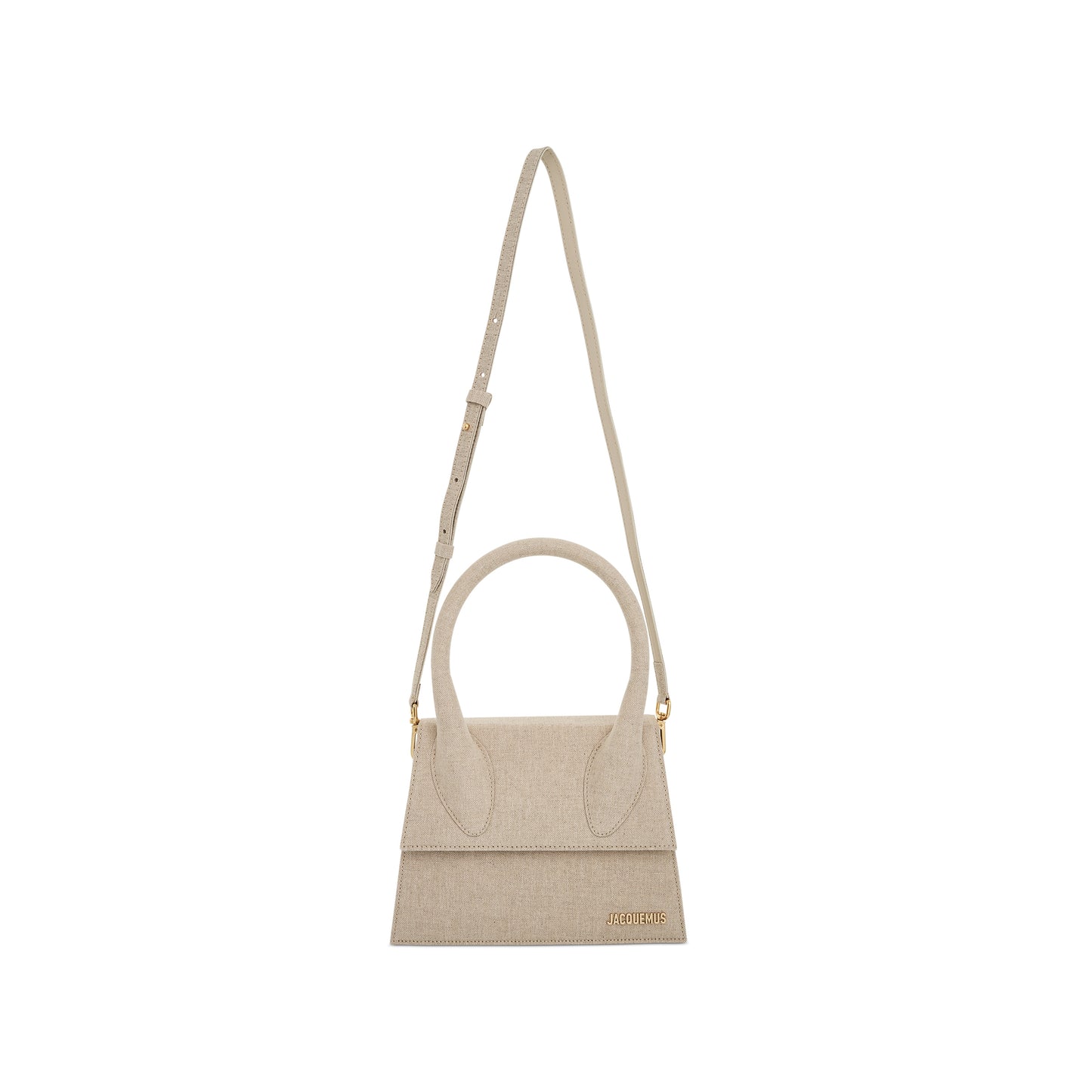 Le Grand Chiquito Leather Bag in Light Greige