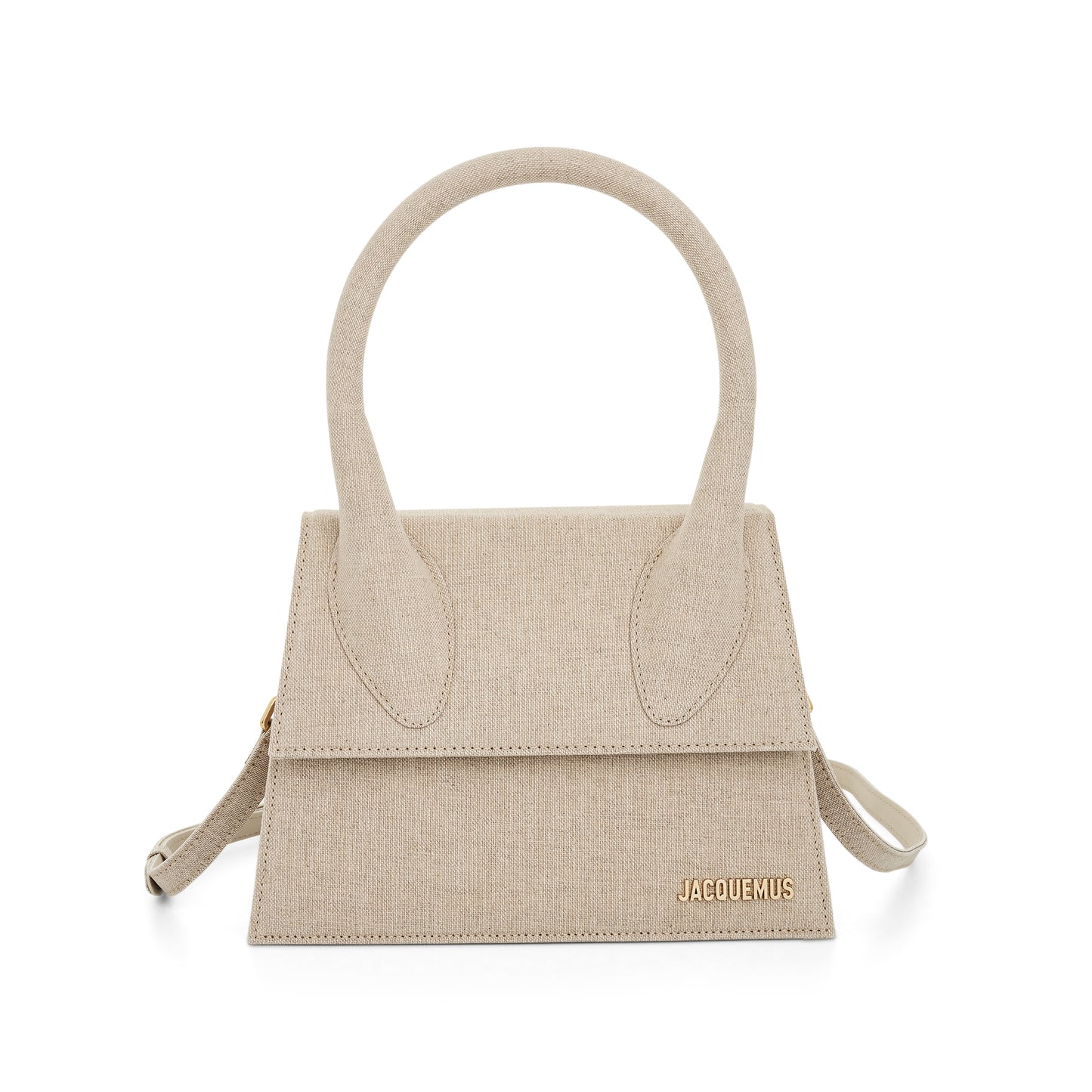 Le Grand Chiquito Leather Bag in Light Greige