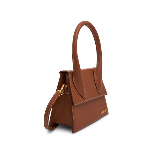 Le Grand Chiquito Leather Bag in Light Brown