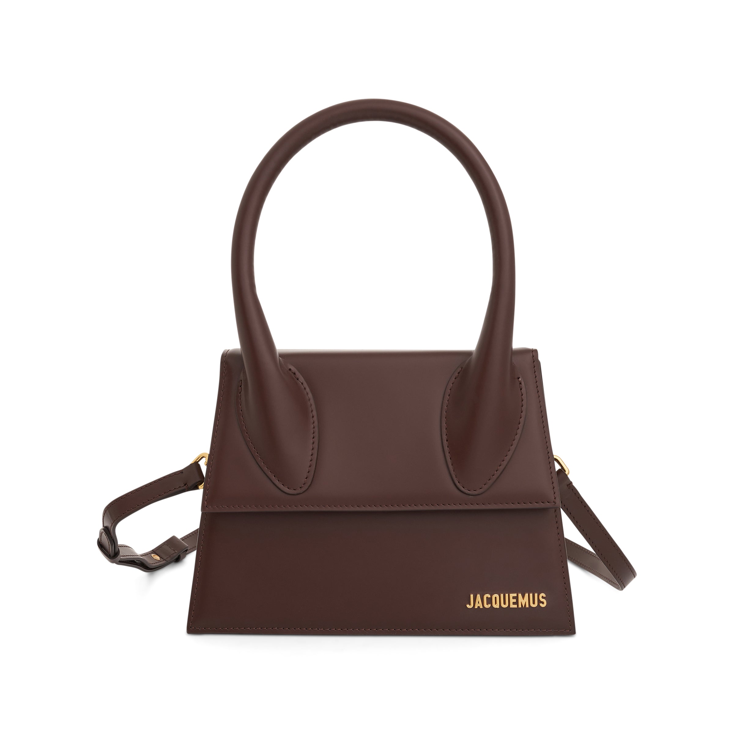 JACQUEMUS Le Grand Chiquito Leather Bag in Brown – MARAIS