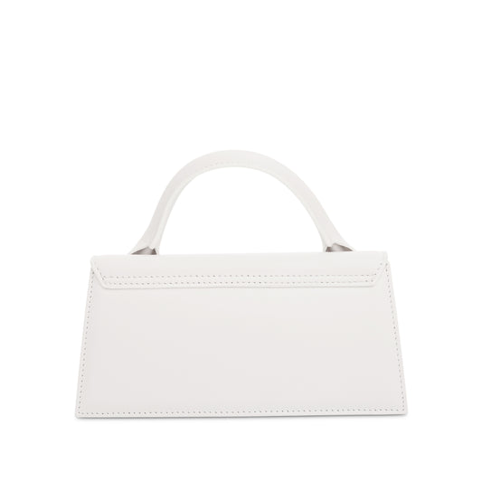 Le Chiquito Long Leather Bag in White