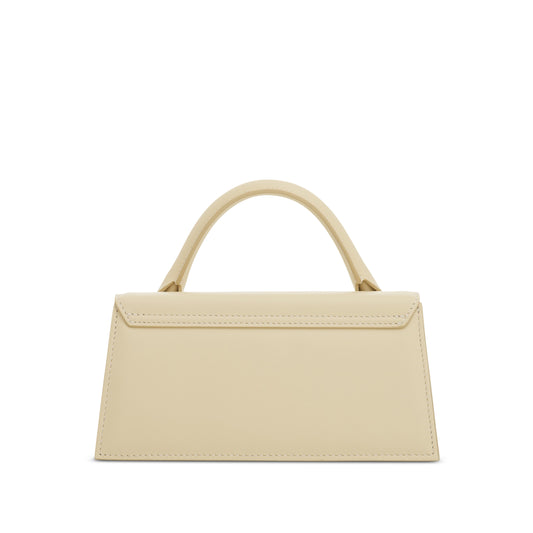 Le Chiquito Long Leather Bag in Ivory