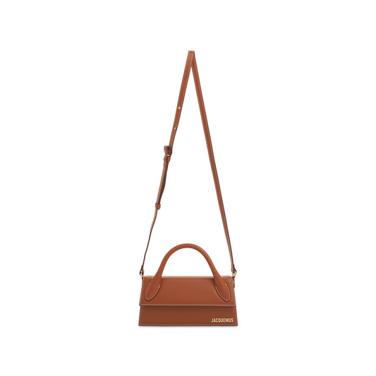 Le Chiquito Long Leather Bag in Light Brown