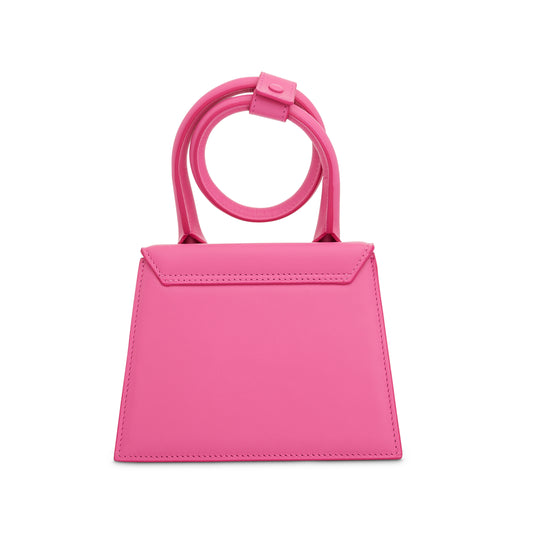 Le Chiquito Noeud Leather Bag in Pink