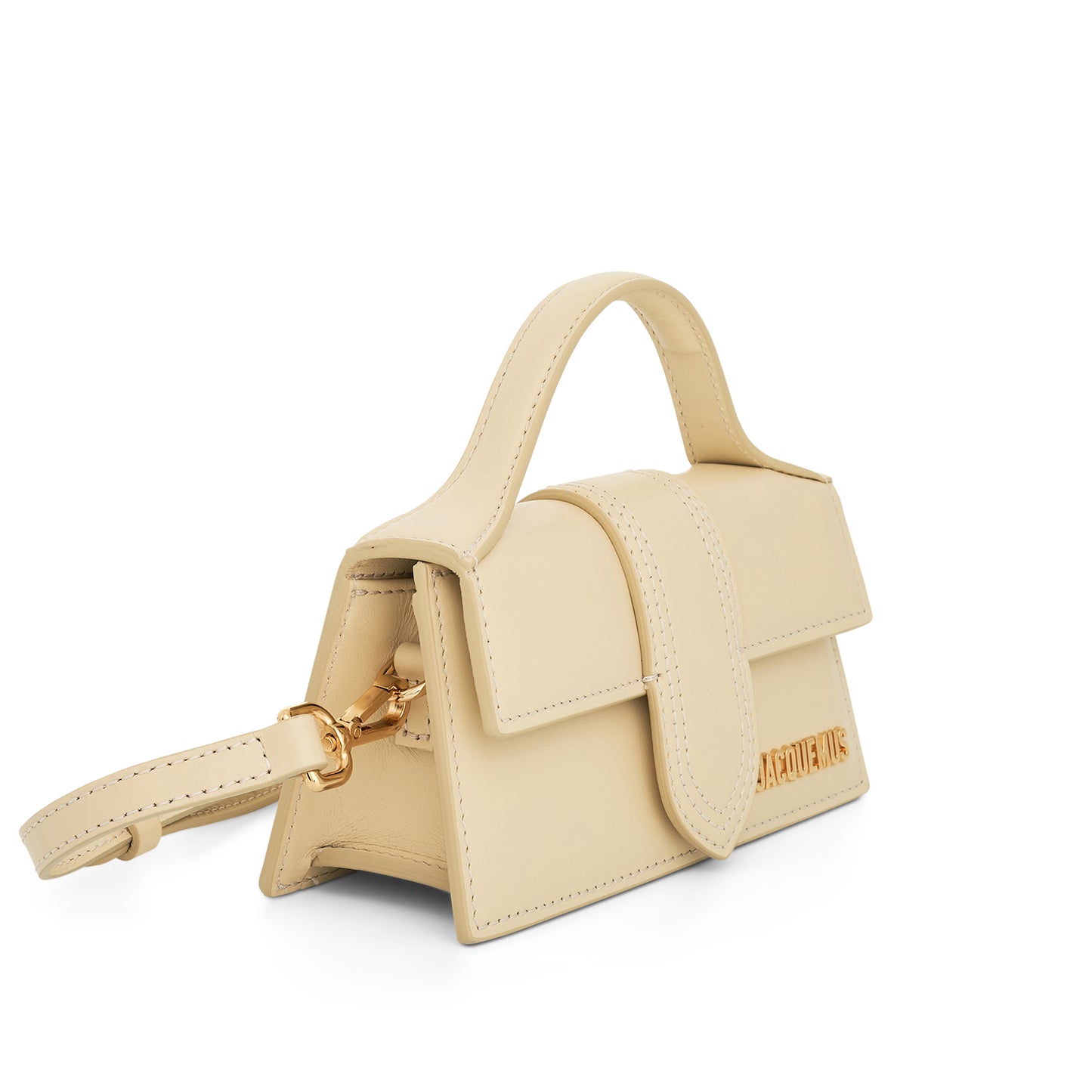 Le Bambino Leather Bag in Ivory