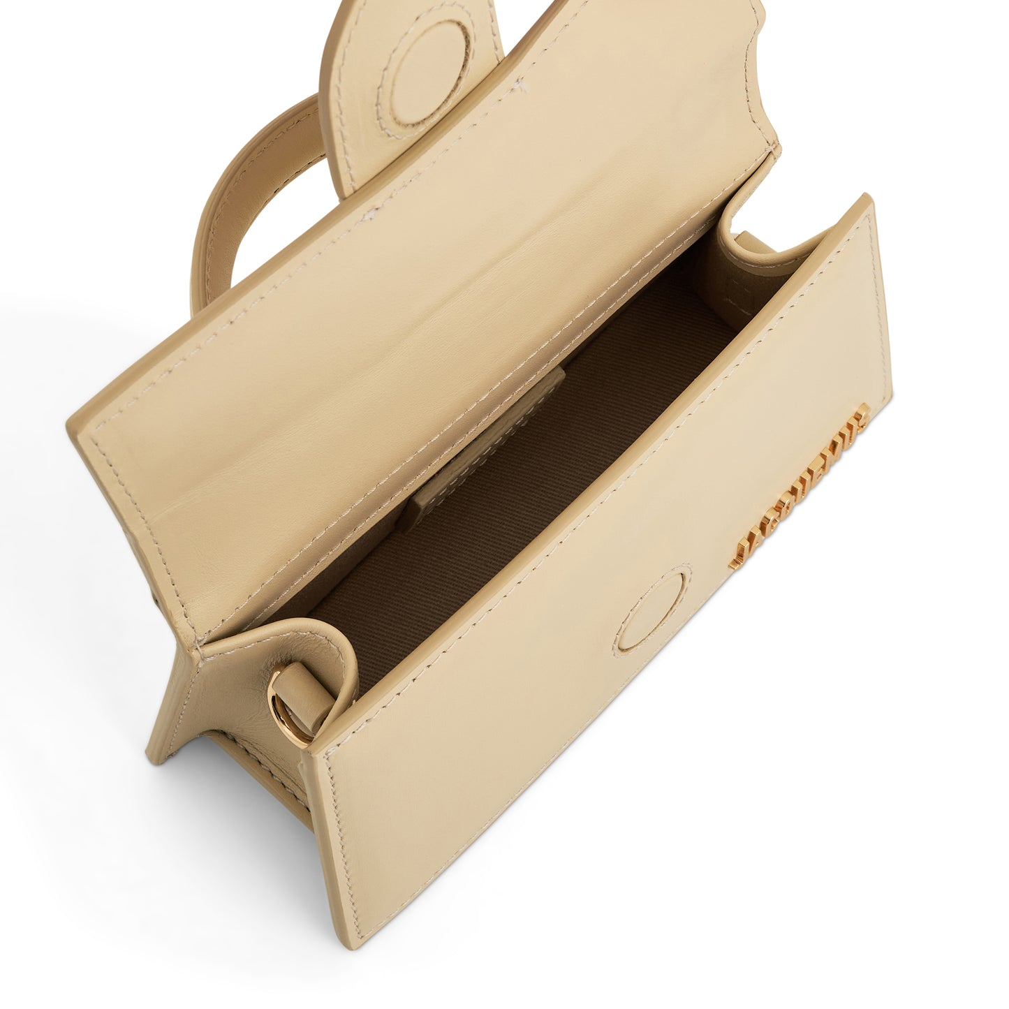 Le Bambino Leather Bag in Ivory