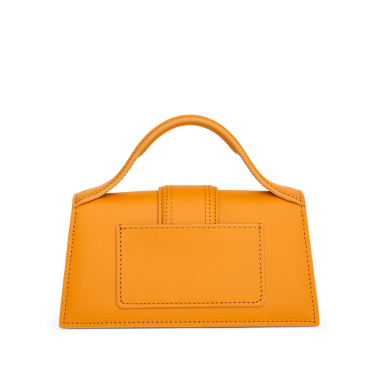 Le Bambino Leather Bag in Dark Orange