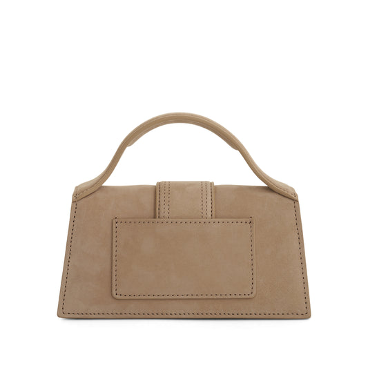 Le Bambino Mini Leather Bag in Dark Beige