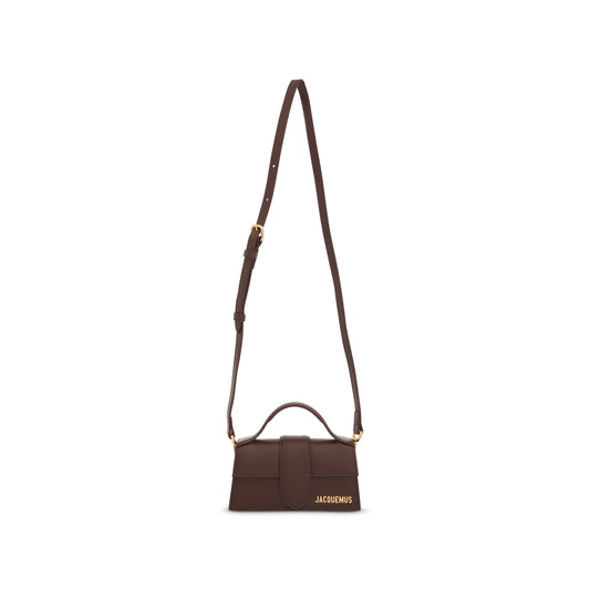 Le Bambino Mini Leather Bag in Brown