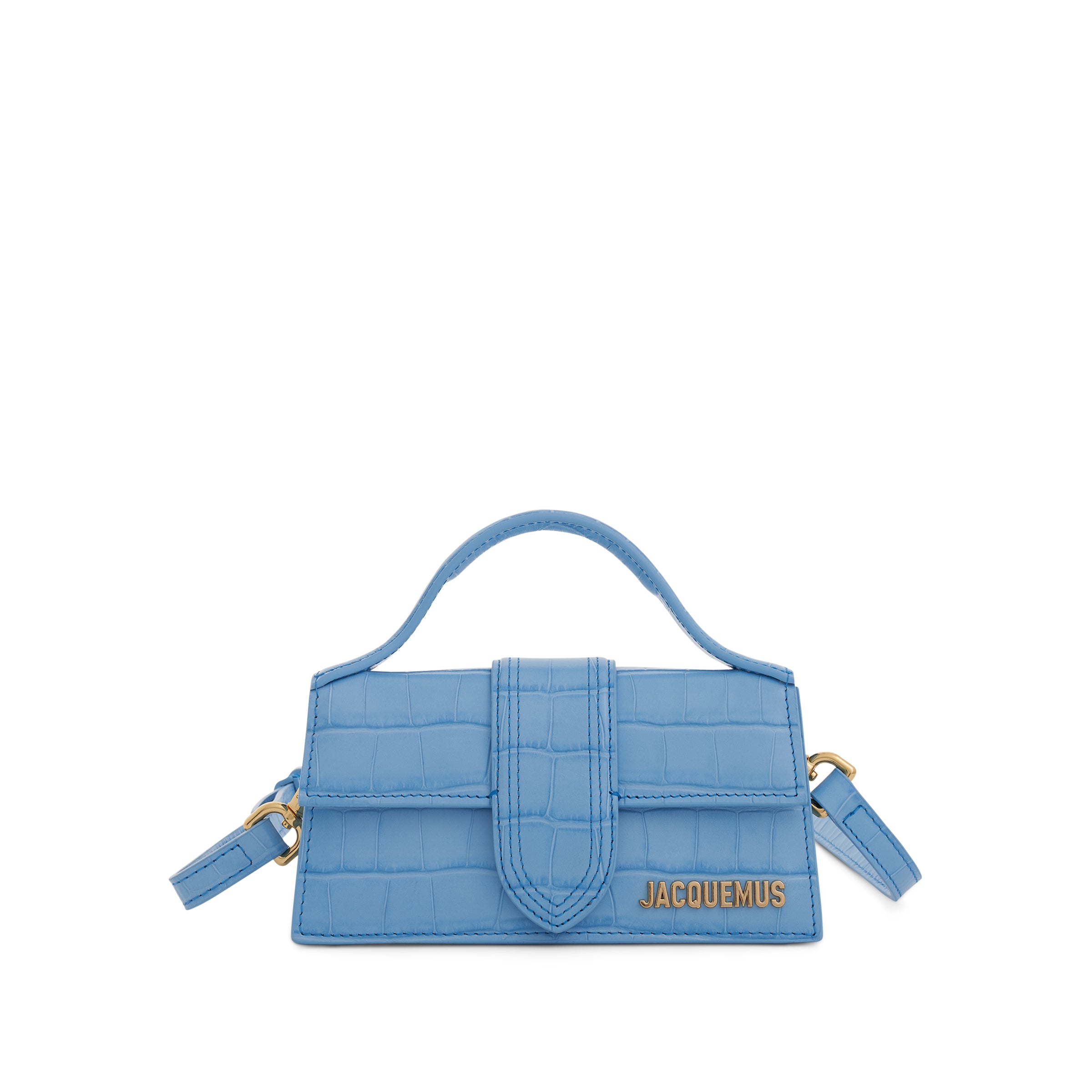 Le Bambino Mini Leather Bag in Blue