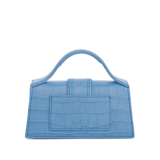 Le Bambino Mini Leather Bag in Blue