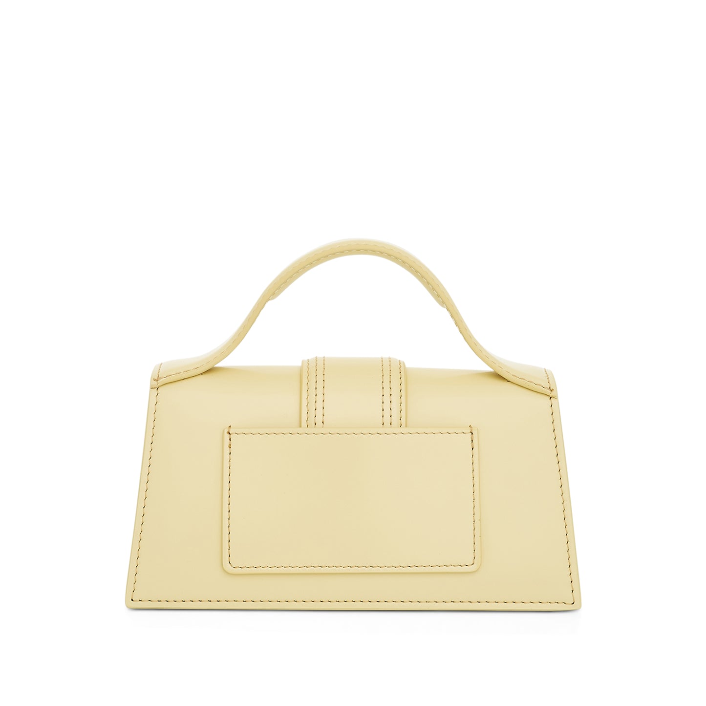 Le Bambino Leather Bag in Pale Yellow