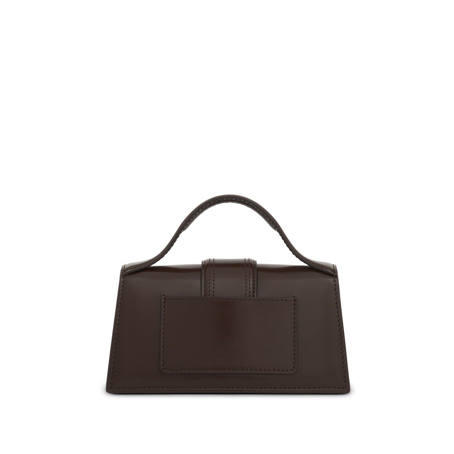 Le Bambino Small Patent Leather Bag in Midnight Brown