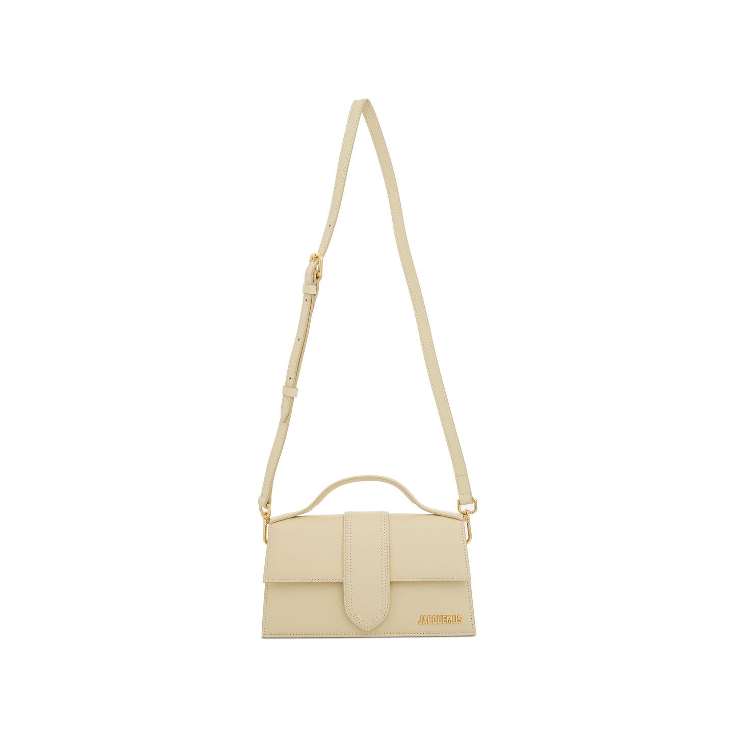 Le Grand Bambino Leather Bag in Ivory