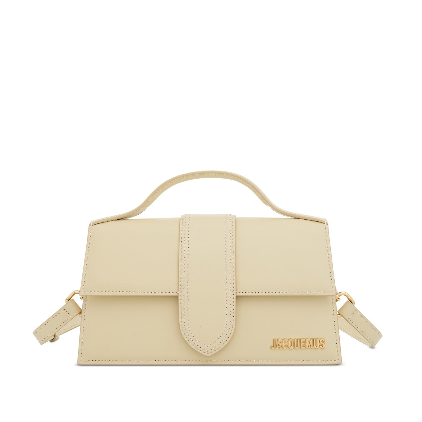 Le Grand Bambino Leather Bag in Ivory