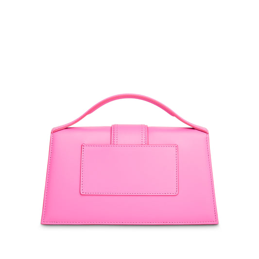 Le Grand Bambino Leather Bag in Neon Pink