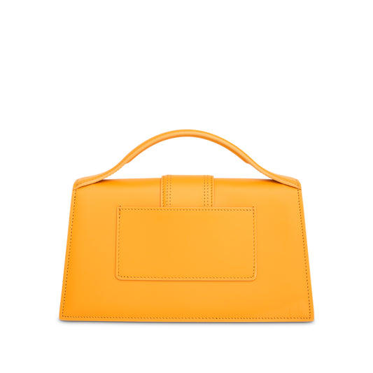 Le Gran Bambino Leather Bag in Dark Orange